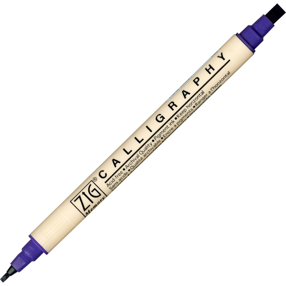 ZIG MEMORY SYSTEM CALLIGRAPHY MARKERS 10 COLORS TIP SIZE: 2 mm & 5 mm