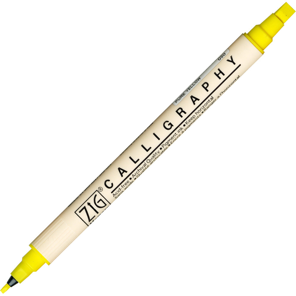 ZIG MEMORY SYSTEM CALLIGRAPHY MARKERS 10 COLORS TIP SIZE: 2 mm & 5 mm
