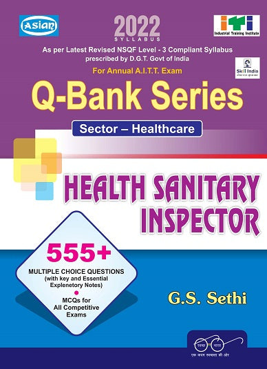 Asian Q-Bank Series Health Sanitary Inspector (NSQF Level-3) (2022 Syllabus)