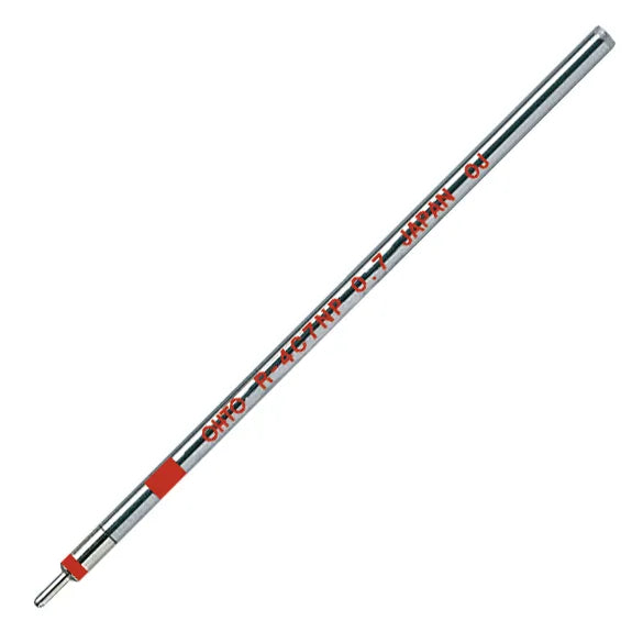 OHTO R-4C7NP Needle-Point Ballpoint Pen Refill – 0.7mm – Black/Blue/Red