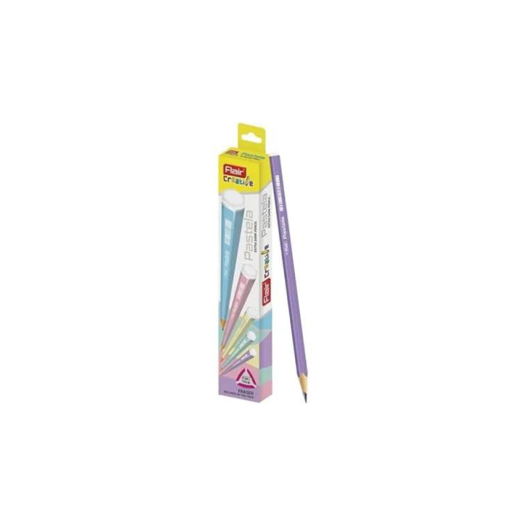 Flair Pastela 2B Extra Dark Pencil Box (Pack Of 5)