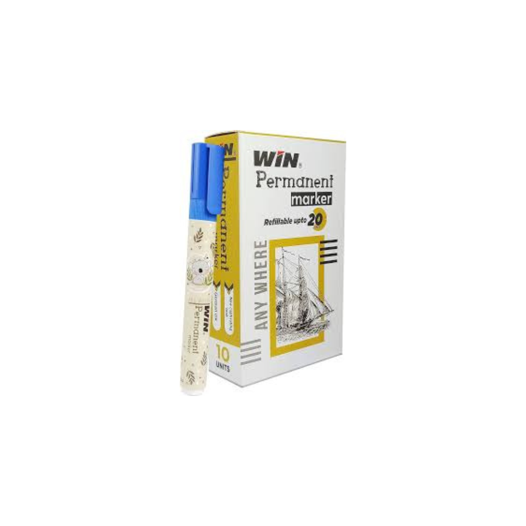 Win Permanent Marker (Pack Of 10)