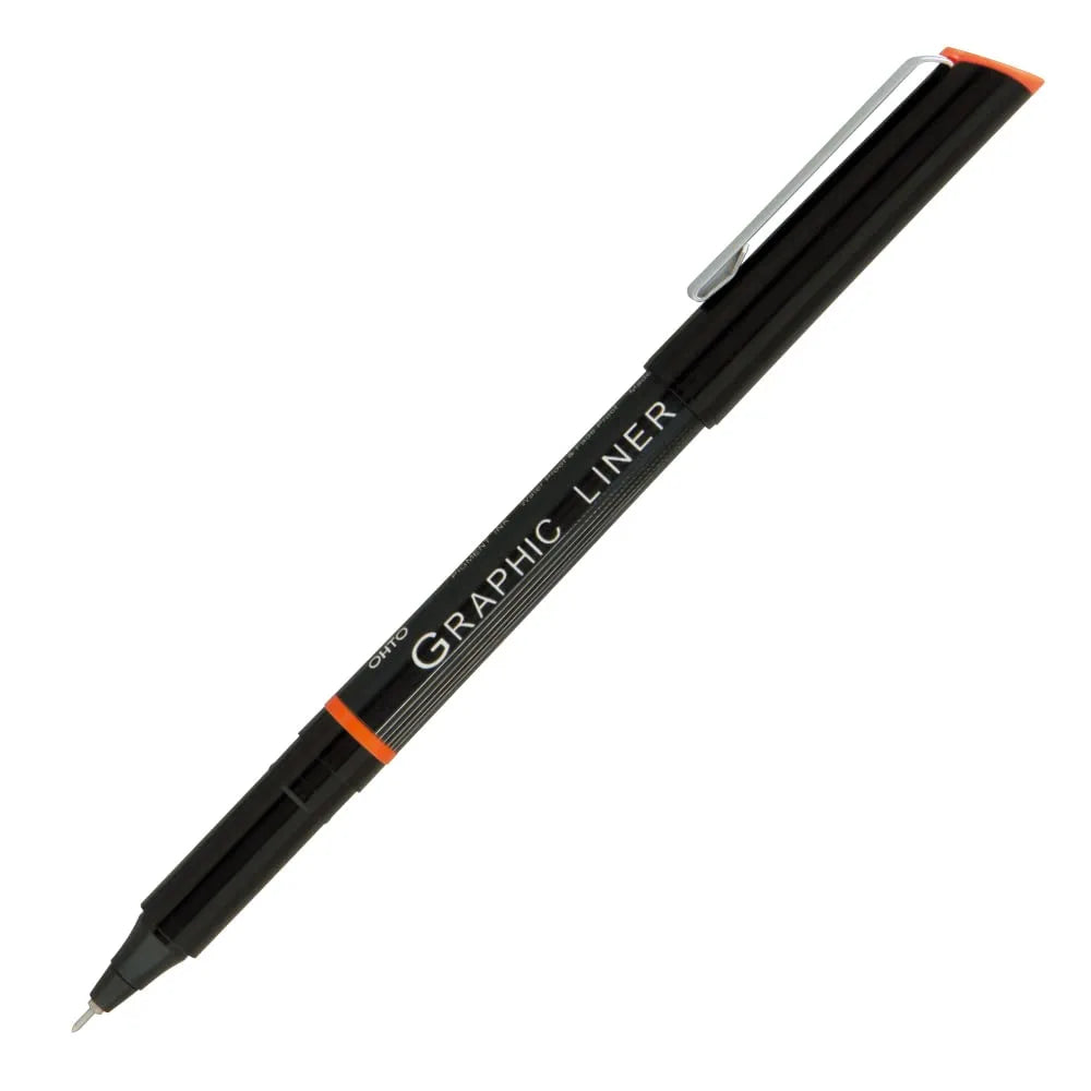 OHTO Graphic Liner CFR-150GL Rollerball Drawing Pen (Set of 3 Assorted Tip Sizes with Different Tip Size Combos)