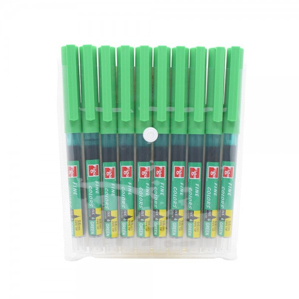 Figo Fine Roller Pen 0.6 mm - (Pack of 10)