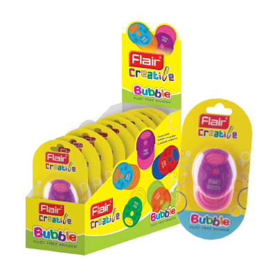 Flair Bubble Dust Free Eraser (Pack of 10)