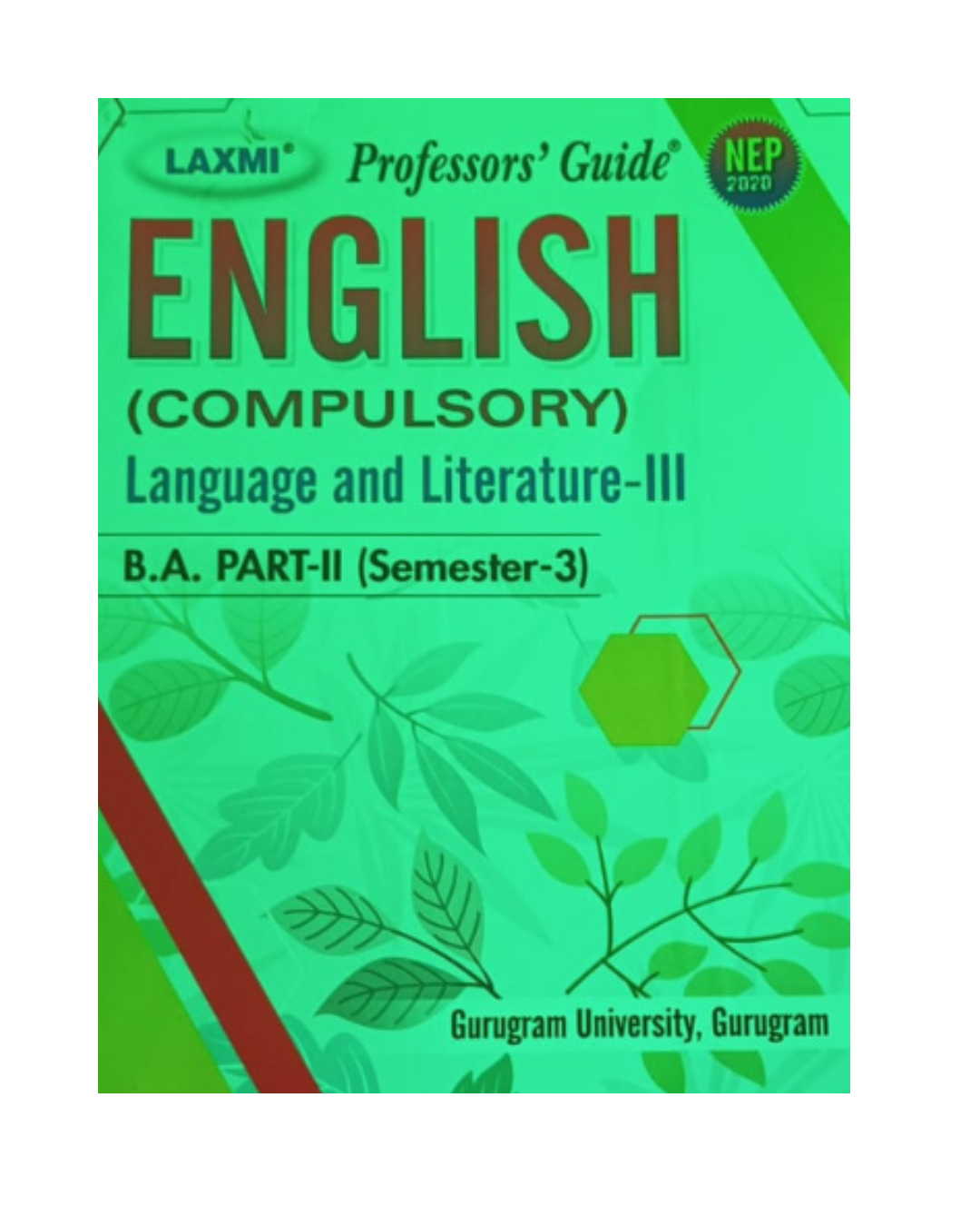 LAXMI B.A English Language and literature Compulsory-3rd Semester