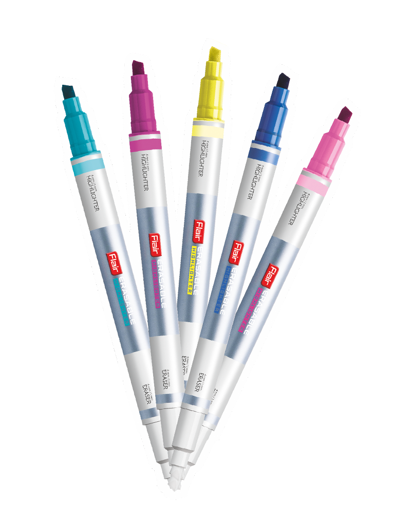 Flair Erasable Highlighter (Pack of 10)