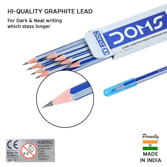 Doms X1 HB Pencil (Pack Of 5)