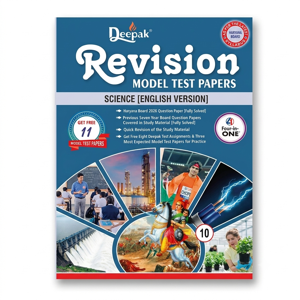 Deepak Revision Model Test Papers – Science [English Version](Class 10) | HBSE Haryana Board