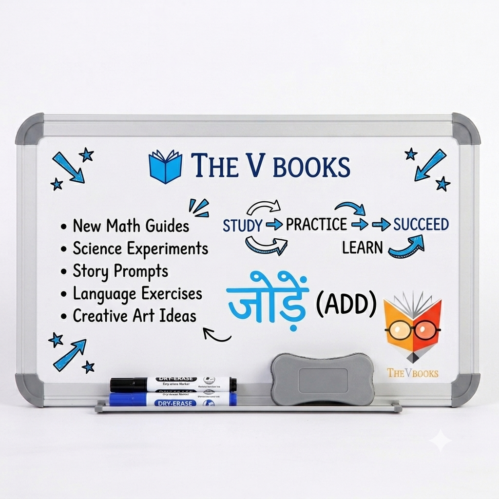 White Board 1.5X2 Feet Non-Magnetic Double Sided Whiteboard & Chalkboard Both Side Writing Board with 2 whiteboard Markers + 1 White Board Duster - Set of 4 Items