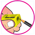 Flair Shell Sharpner ( 40 Pic Pack)