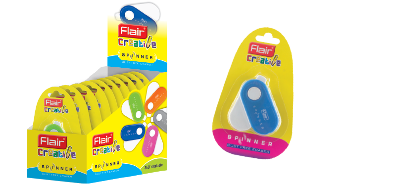 Flair Spiner Eraser ( Set Of 10 Eraser)