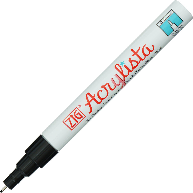 ZIG ACRYLISTA Extra Fine TOTAL 4 COLORS