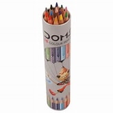 Doms Colour Pencil Round Tin 12 Shade (Pack of 3)