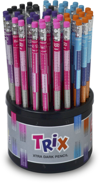 Flair Trix Rubber Tip HB Pencil Jar